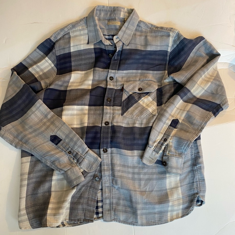 Burberry linen shirt xl